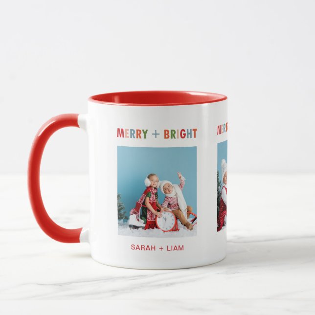 Mug Merry et Bright (Gauche)