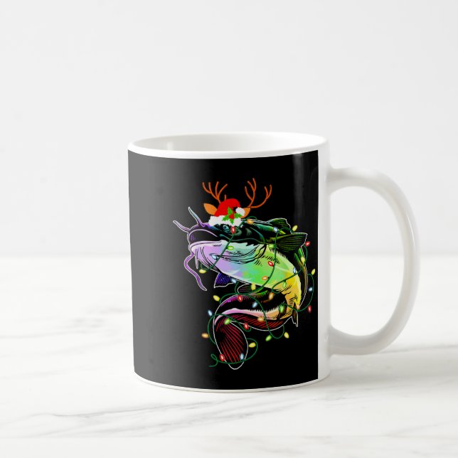 Mug Merry Fishmas Santa Fishing Lovers Funny Fisherman (Droite)