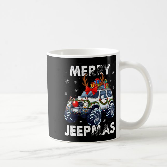 Mug Merry Jeepmas Ugly Light Reindeer Christmas  (Droite)
