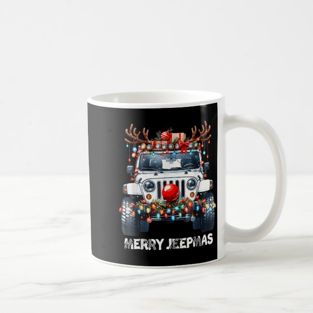 Mug Merry Jeepmas Ugly Light Reindeer Christmas  (Droite)
