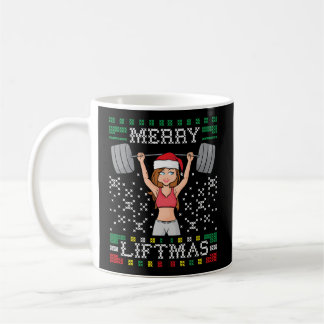 Mug Merry Liftmas Ugly Miss Père Noël Gym Workout