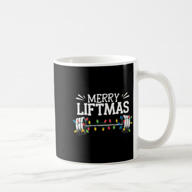 Mug Merry Liftmas Weightlifter Fitness  (Droite)