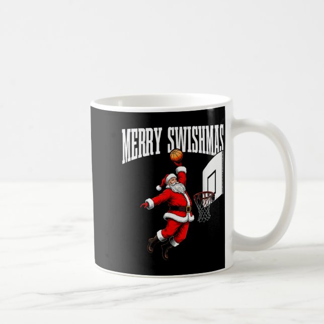 Mug Merry Swishmas Basketball Ugly Christmas Xmas Men  (Droite)