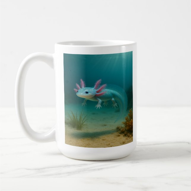 Mug Merveille sous-marine : l'Axolotl (Gauche)