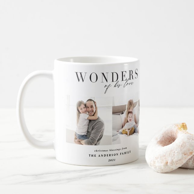 Mug Merveilles de son amour Noël religieux (Avec donut)