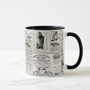 Mug Merveilleux journal de l'ère victorienne publicité