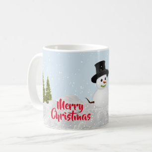 Mug Merveilleux Noël en Hiver Bonhomme de Neige