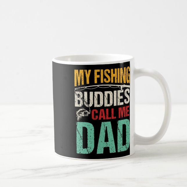 Mug Mes Amies De Pêche Préférées M'Appelent Papa Pêche (Droite)