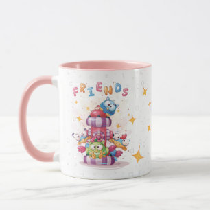 Mug Mes AMIS et moi sommes fous