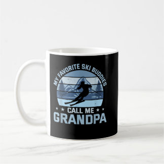 Mug Mes Amoureux De Ski Préférés M'Appelent Grand-Père