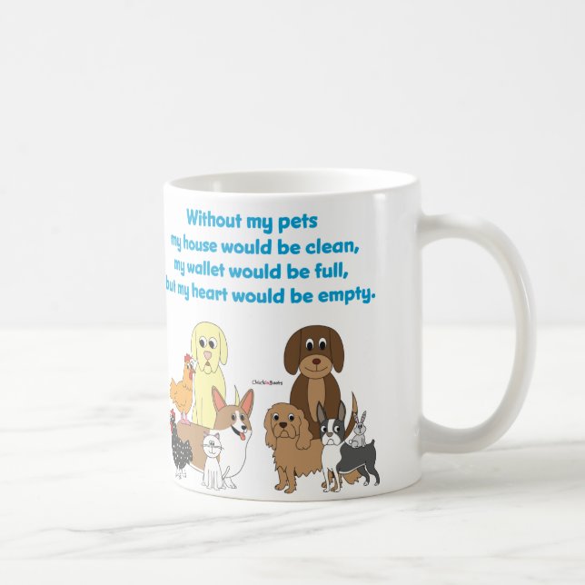 Mug Mes animaux familiers (Droite)