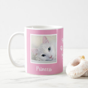 Mug Mes bébés ont des pattes photo rose