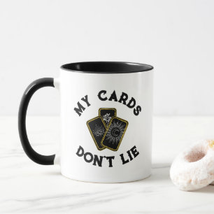 Mug "Mes cartes ne mentent pas" sorcière de Tarot