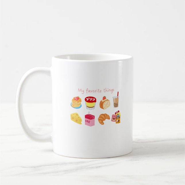 Mug Mes choses préférées (Gauche)