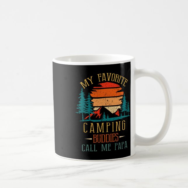 Mug Mes copains de camping préférés m'appellent Papa D (Droite)