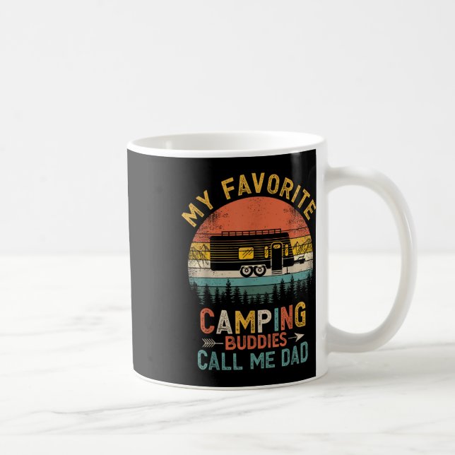 Mug Mes copains de camping préférés m'appellent Papa V (Droite)