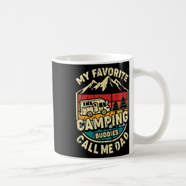 Mug Mes copains de camping préférés m'appellent Papa V (Droite)