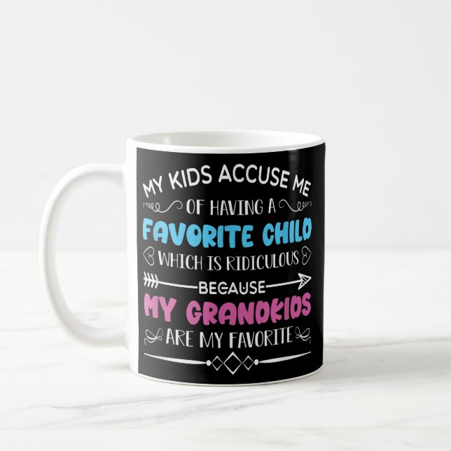 Mug Mes Enfants M'Accusent D'Avoir Un Enfant Préféré (Gauche)