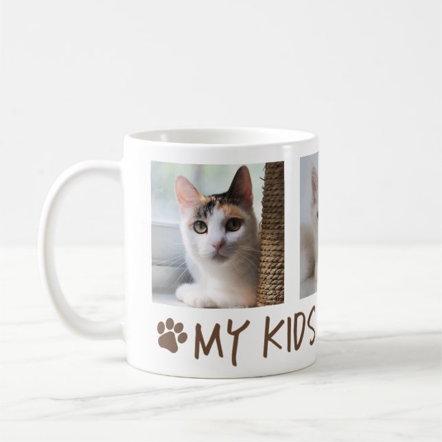 Mug Mes enfants ont des pattes 3 Photo (Gauche)