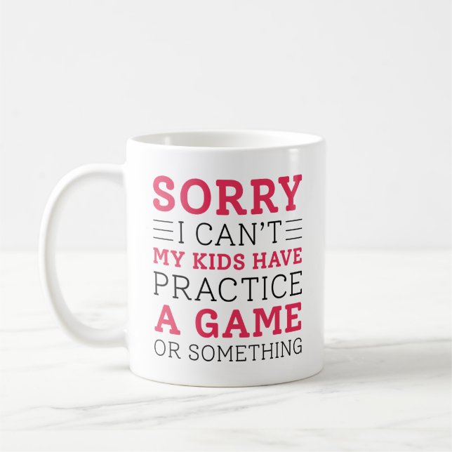 Mug Mes enfants ont un entraînement (Gauche)