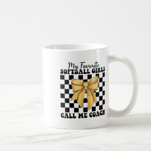 Mug Mes filles douces préférées m'appellent coach doux