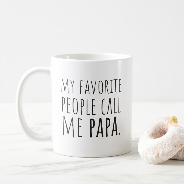 Mug Mes Gens Favoris M'Appelent Papa (Avec donut)