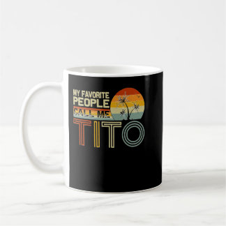 Mug Mes gens favoris m'appellent Tito Vintage Retro Fu