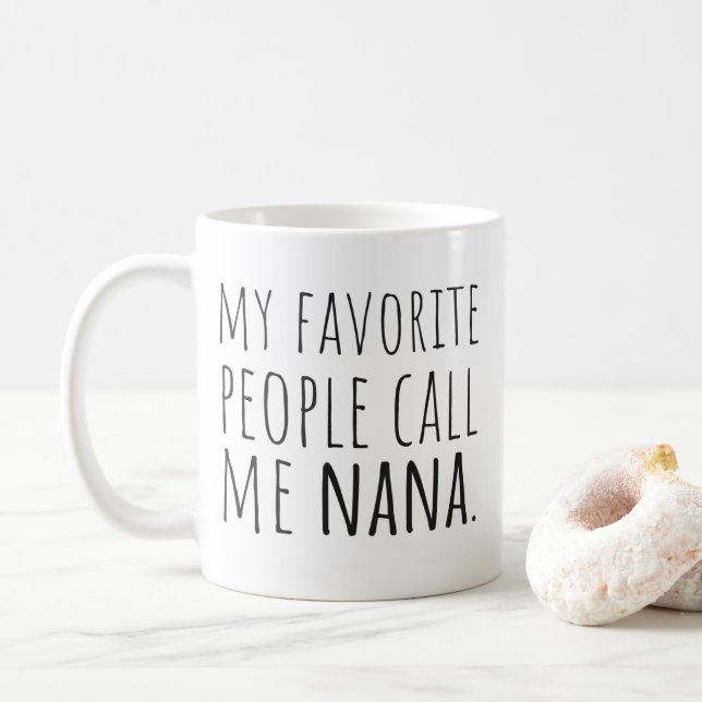 Mug Mes Gens Préférés M'Appelent Nana (Avec donut)