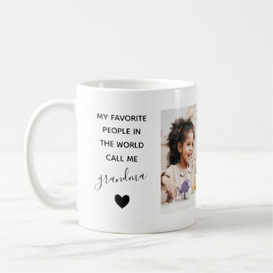 Mug Mes gens préférés m'appellent le collage photo 