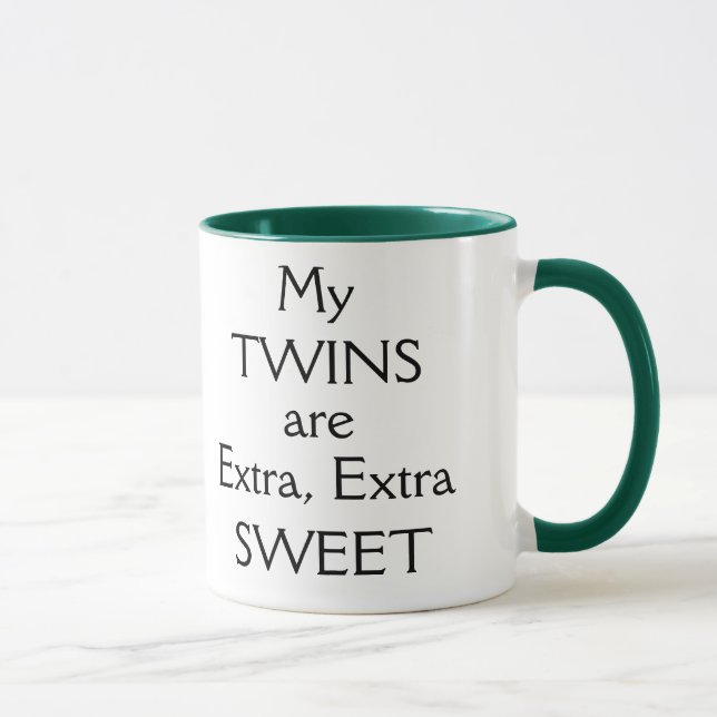Mug Mes JUMEAUX… et moi avons un pied de mouton ! (Droite)