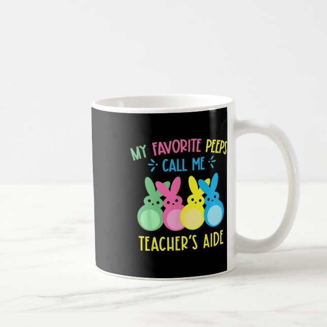 Mug Mes lapins favoris m'appellent Aide Cute Bu de l'e (Droite)