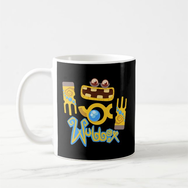 Mug Mes Monstres Chantant Wubbox Bleu Petit (Gauche)
