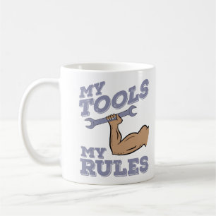Mug Mes outils Mes règles Funny Garage Mécanique