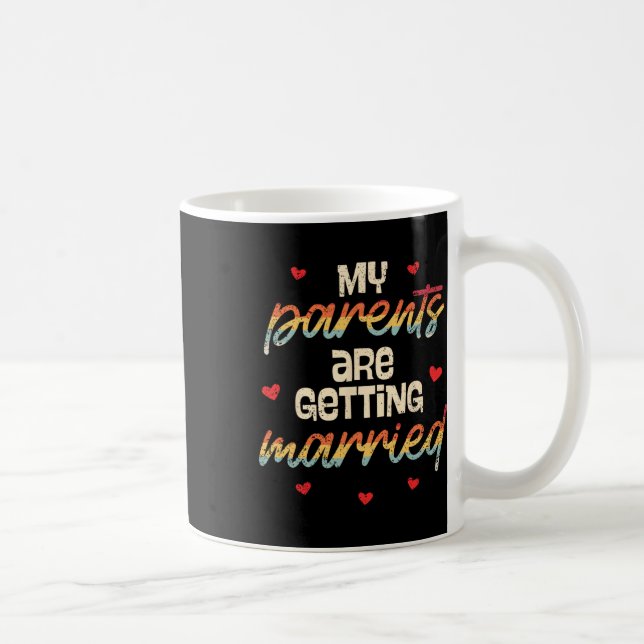 Mug Mes parents se marient Mariage Fiançailles  (Droite)