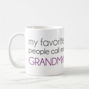 Mug Mes personnes préférées m'appellent grand-maman