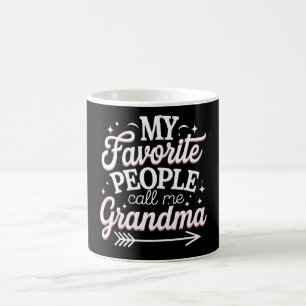 Mug Mes personnes préférées m'appellent grand-mère pou