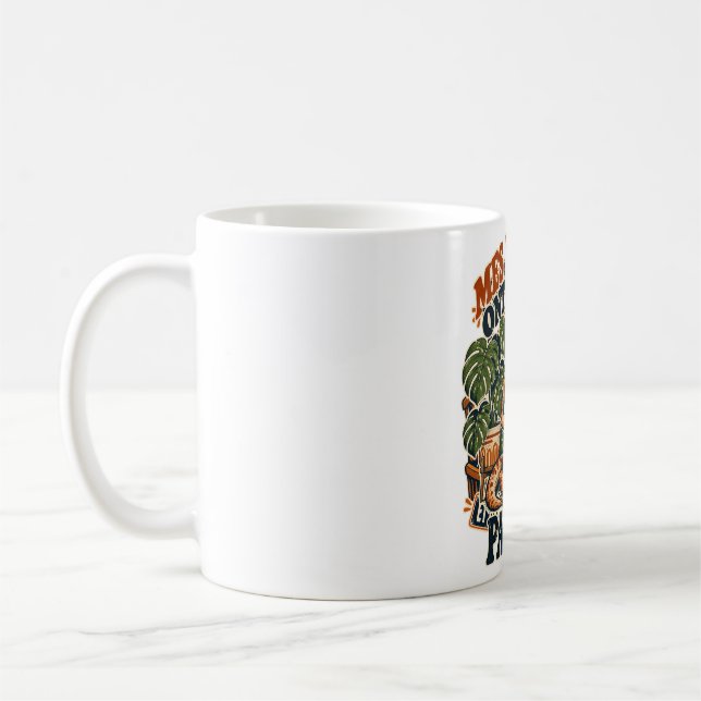Mug Mes plantes ont un plan – gecko (Gauche)