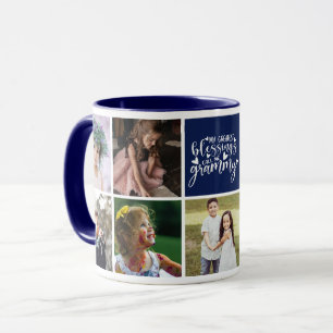 Mug Mes plus grandes bénédictions appelez-moi Grammy P