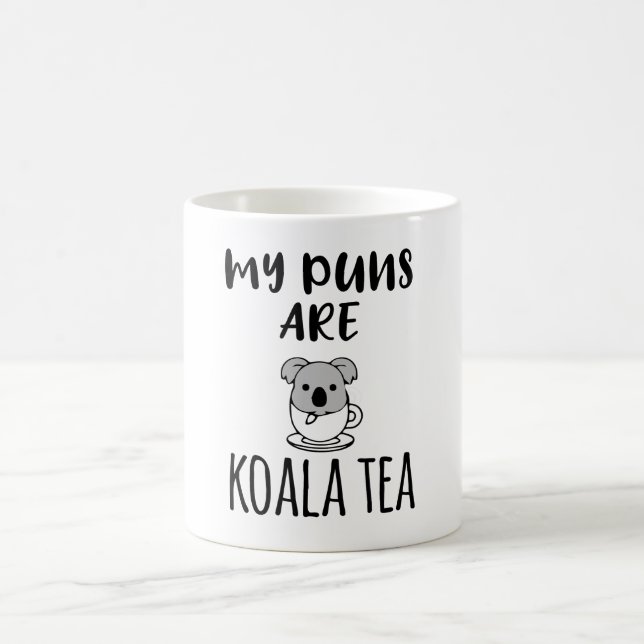 Mug Mes Puns Sont Du Thé De Koala (Centre)