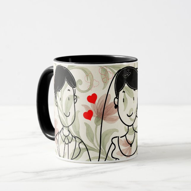 Mug Mes souvenirs Mariages (Devant gauche)