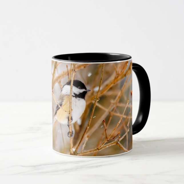 Mug Mésange à tête noire - Photographie originale (Devant droit)