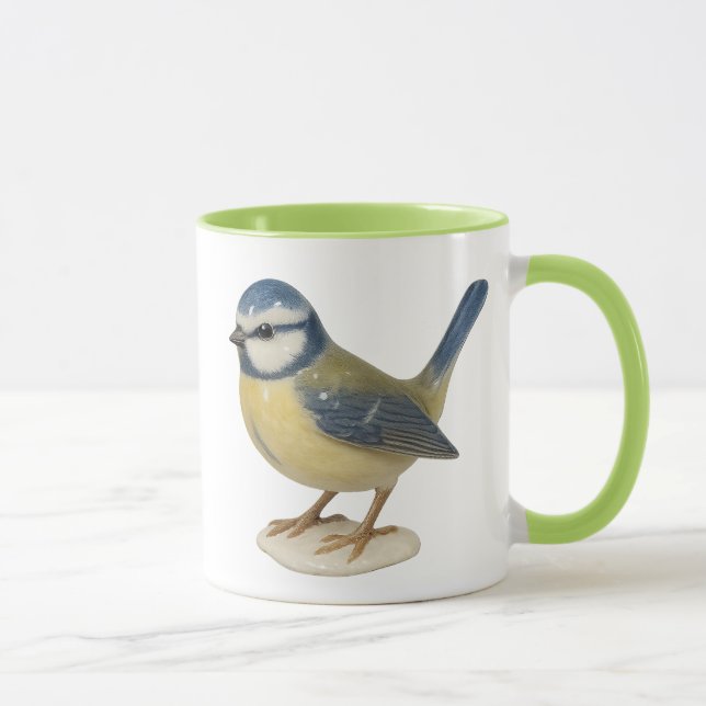 Mug Mésange Bleue 3D (Droite)