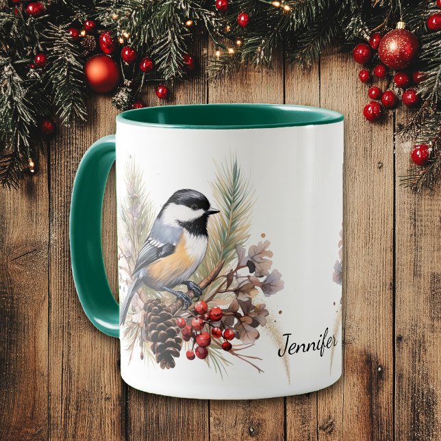 Mug Mésange en hiver (Créateur téléchargé)