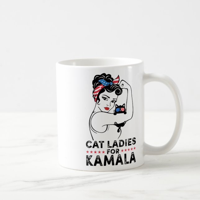Mug Mesdames Pour Kamala Harris Pour Président 2024 El (Droite)