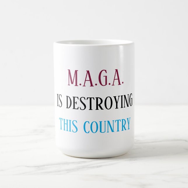 Mug Message anti-MAGA (Centre)
