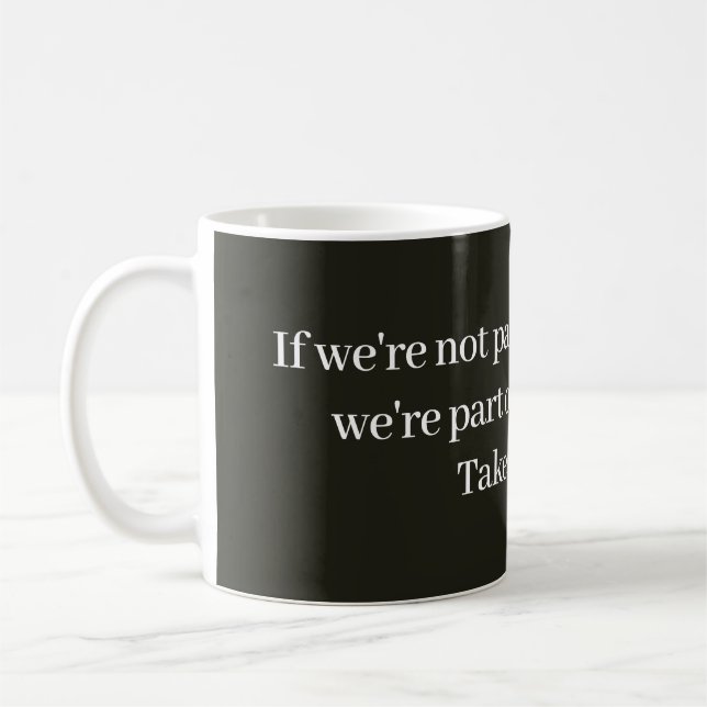 Mug Message Axé sur la Solution (Gauche)
