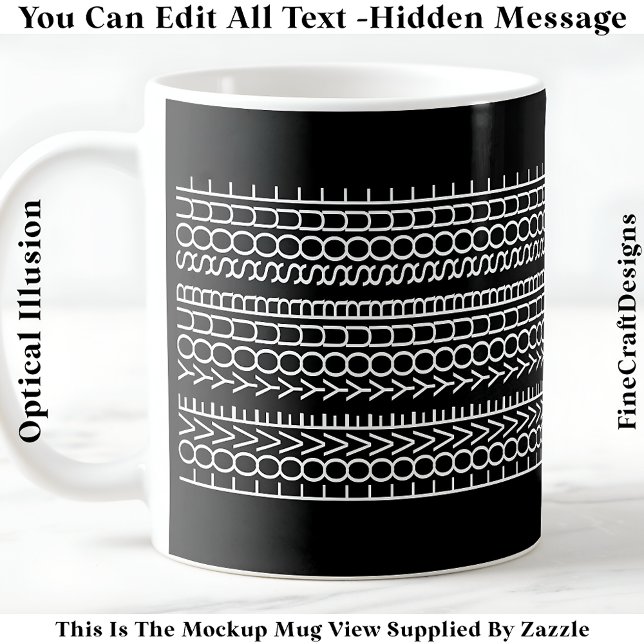 Mug Message Caché Amour Pour Votre Âme, Citation Perso (Créateur téléchargé)