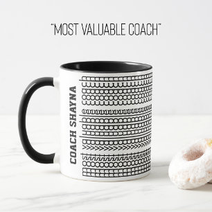 Mug Message caché Nom personnalisé le plus précieux En