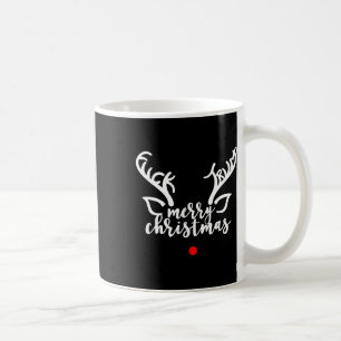 Mug Message caché subtil anti-Trump de rennes de Noël