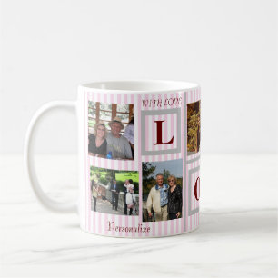 MUG MESSAGE D'AMOUR REMPLIR FACILEMENT LA PHOTO COLLAG